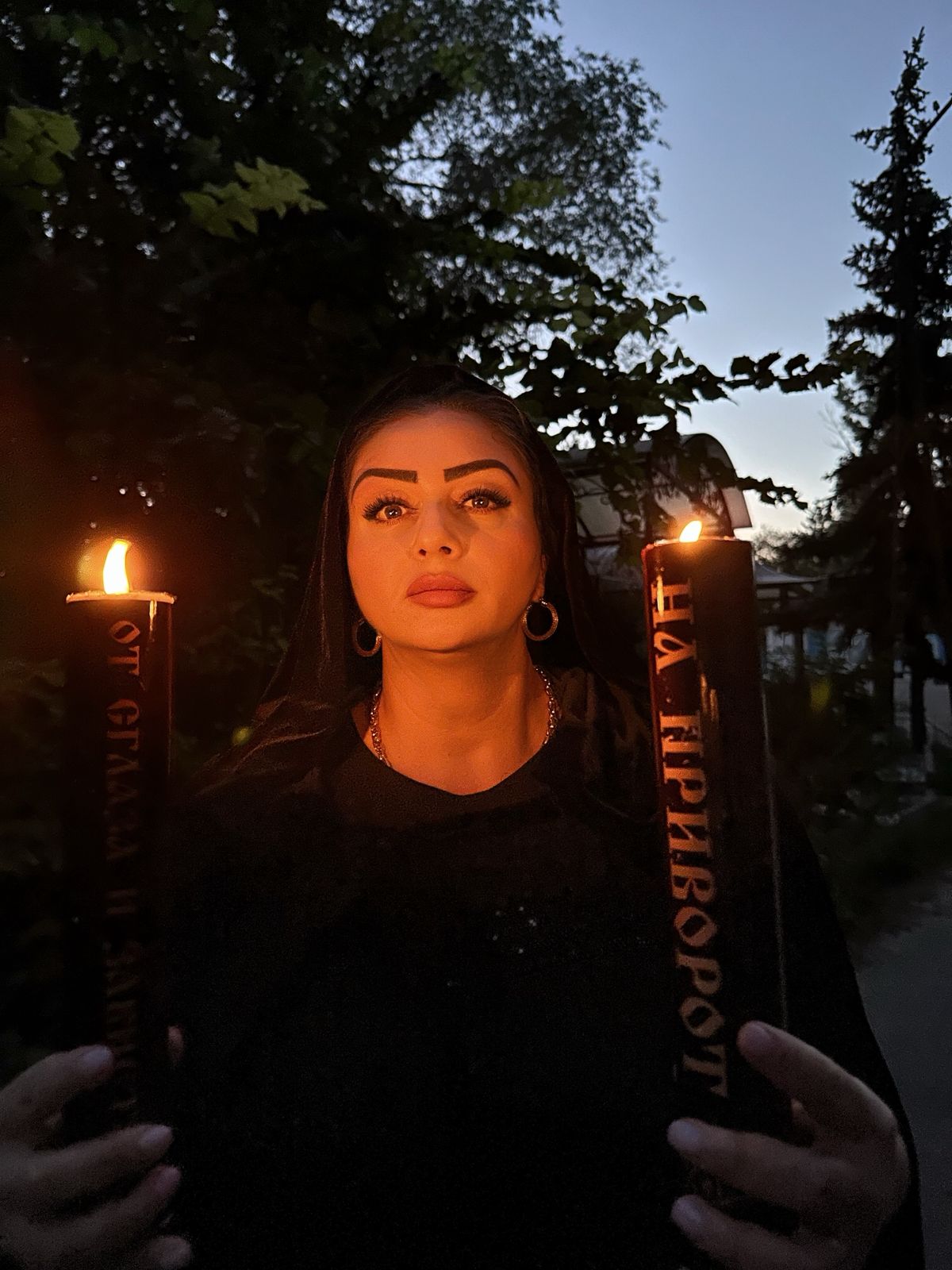 София со свечами